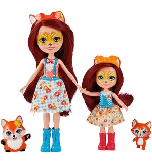 Mattel Enchantimals Felicity & Feana Fox